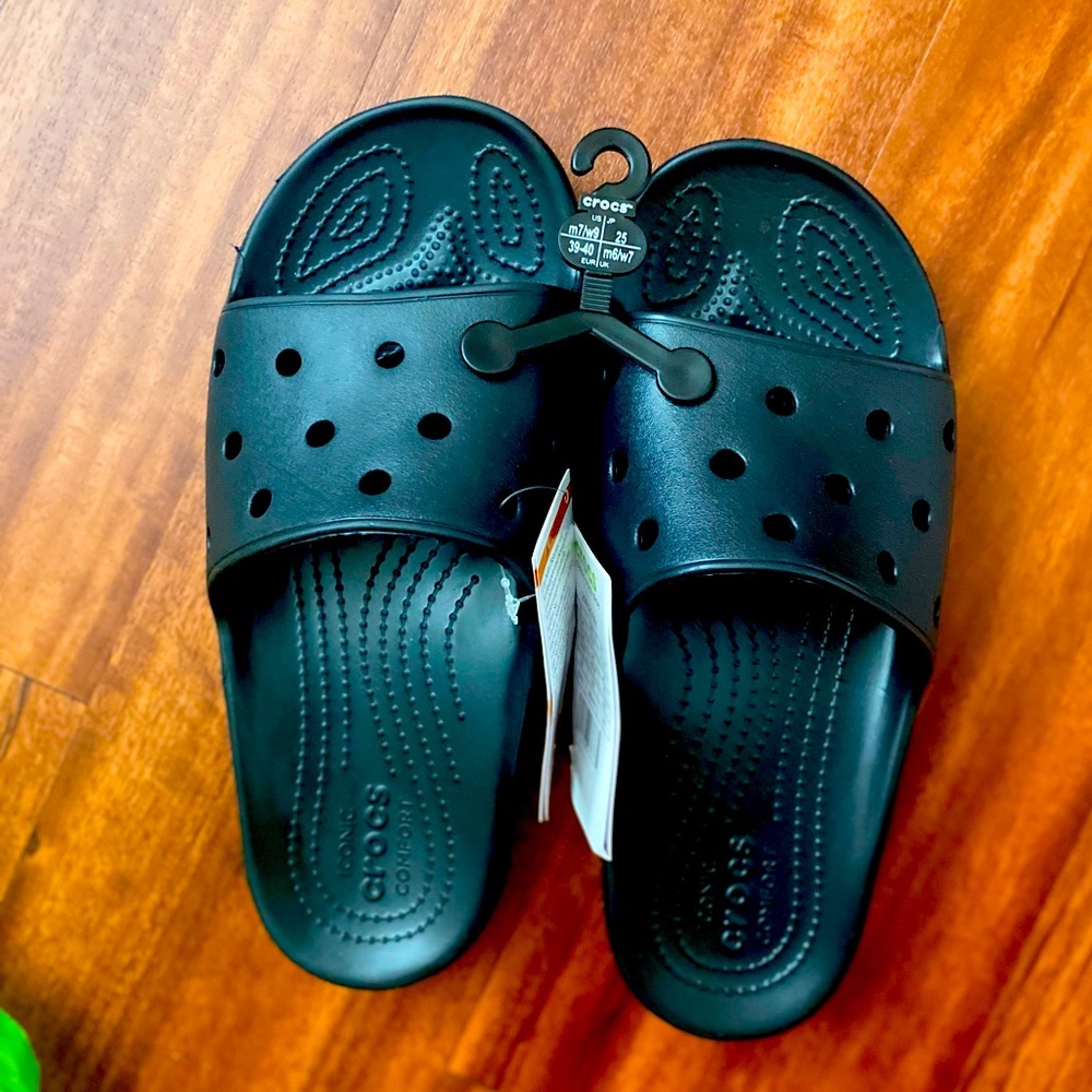 NWT Crocs slides